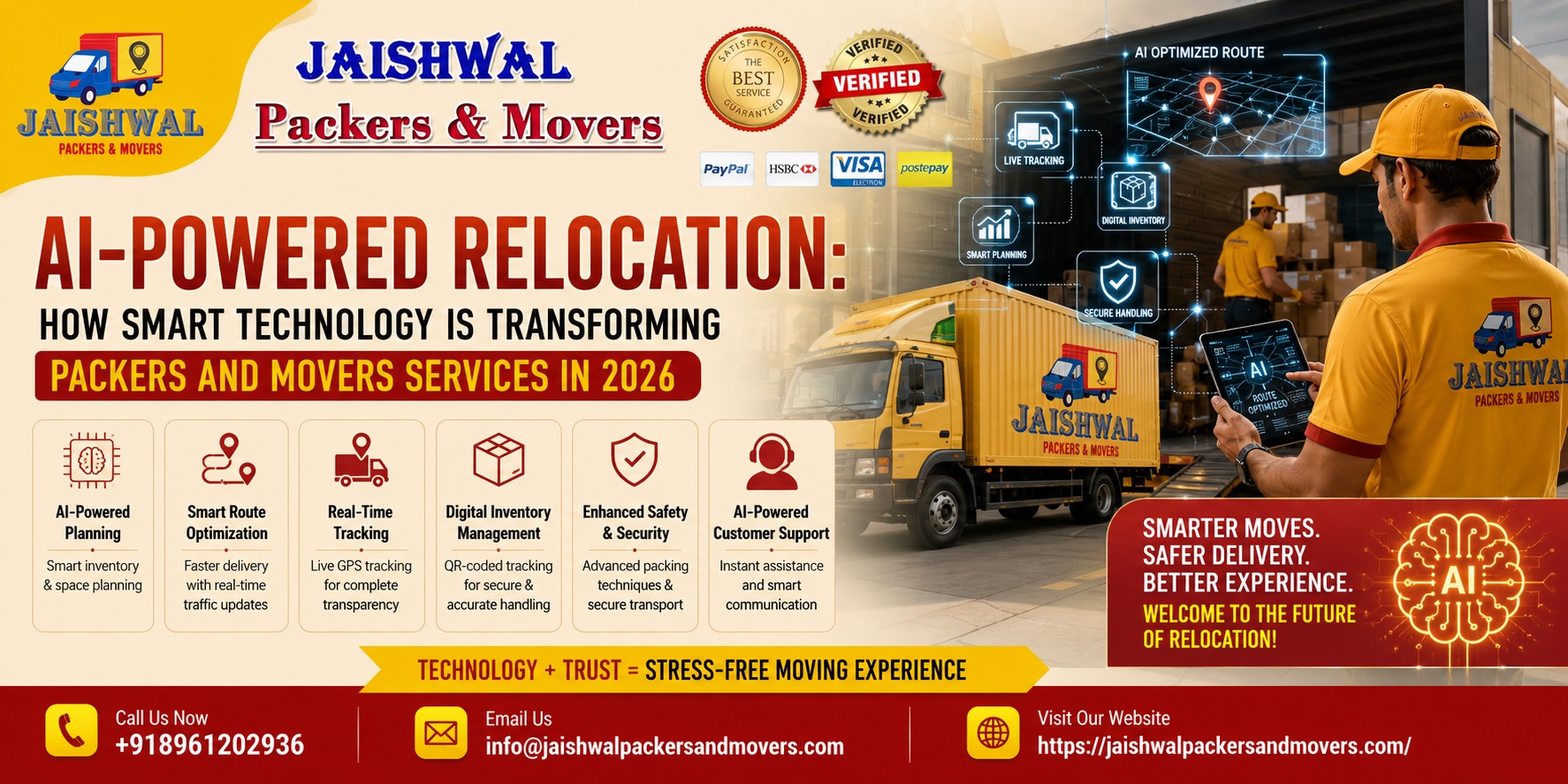 AI-Powered Relocation: How Smart Technology is Transforming Packers and Movers Services in 2026