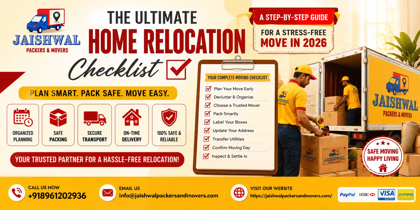 The Ultimate Home Relocation Checklist: A Step-by-Step Guide for a Stress-Free Move in 2026